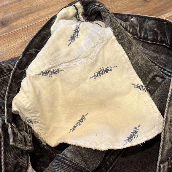 Vintage 80’s Levi’s Silver Tab Black Acid Wash 550 Jeans 38x27 Distressed Patina - Picture 4 of 16